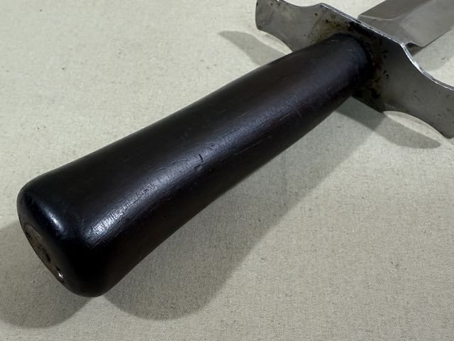 Original WWII French Fighting Knife and Scabbard, Made During German Occupation! — image 9