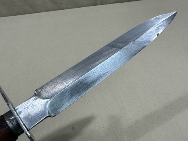Original WWII French Fighting Knife and Scabbard, Made During German Occupation! — image 6