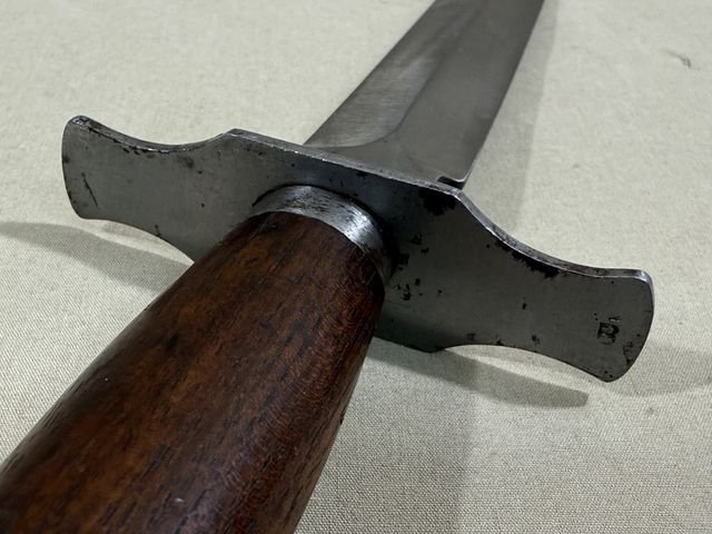 Original WWII French Fighting Knife and Scabbard, Made During German Occupation! — image 8