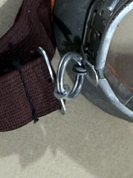 Original 1973 COLD WAR Russian Flight Helmet Goggles — image 5