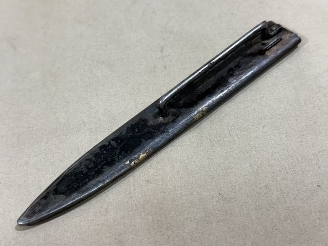 Original WWII French Fighting Knife and Scabbard, Made During German Occupation! — image 13