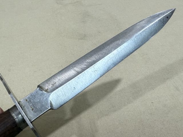 Original WWII French Fighting Knife and Scabbard, Made During German Occupation! — image 5