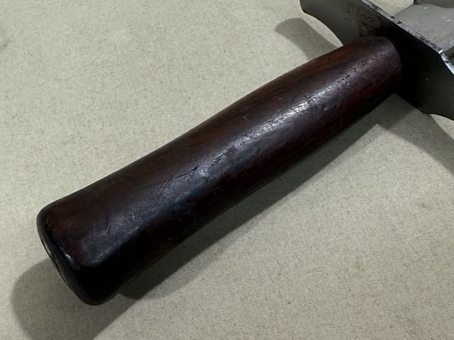 Original WWII French Fighting Knife and Scabbard, Made During German Occupation! — image 11