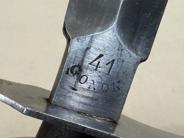 Original WWII French Fighting Knife and Scabbard, Made During German Occupation! — image 6