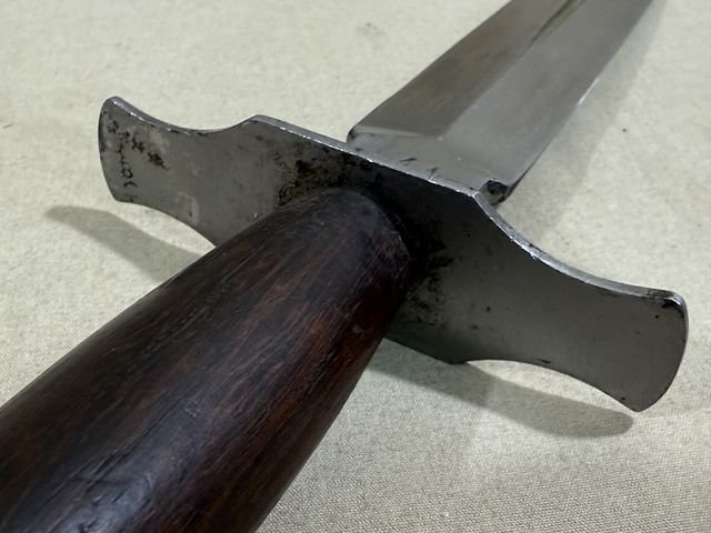 Original WWII French Fighting Knife and Scabbard, Made During German Occupation! — image 8