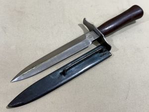 Original WWII French Fighting Knife and Scabbard, Made During German …
