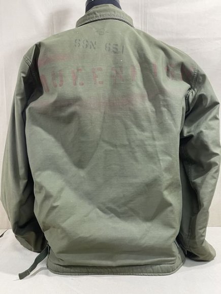 Original Vietnam Era US Navy A2 Deck Jacket, NAMED LARGE SIZE — image 6