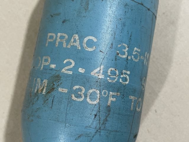 Original Korean War Era US 3.5' Super Bazooka Training Rocket, M29A2 — image 6