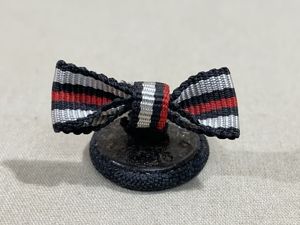 Original Pre-WWII German Single-Place Lapel Button Hole Ribbon, UNISSUED