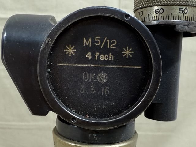 Original WWI Austrian Field Howitzer Sight M5/12, 4 Power — image 3
