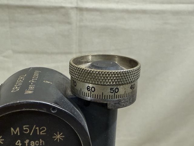 Original WWI Austrian Field Howitzer Sight M5/12, 4 Power — image 4