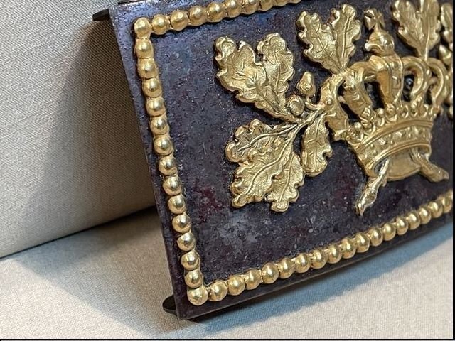 Original Early (1850's or 1860's) Prussian Forestry Service Belt Buckle — image 4