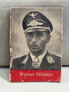 Original WWII German WHW Donation Booklet, Ritterkreuztr‰ger Werner Mˆlders