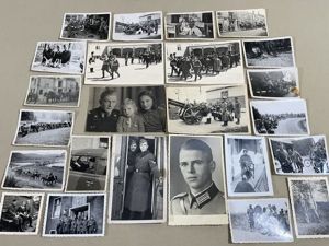 Original WWII German Photographs Lot, 50 TOTAL
