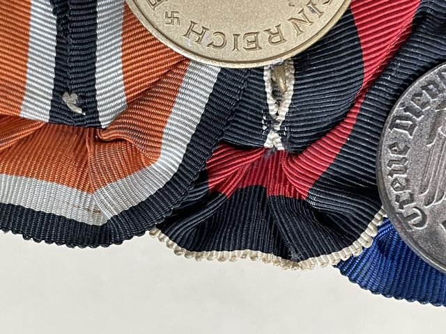 Original WWII German 3-Position Parade Medal Bar, 1939 Iron Cross 2nd Class — image 12