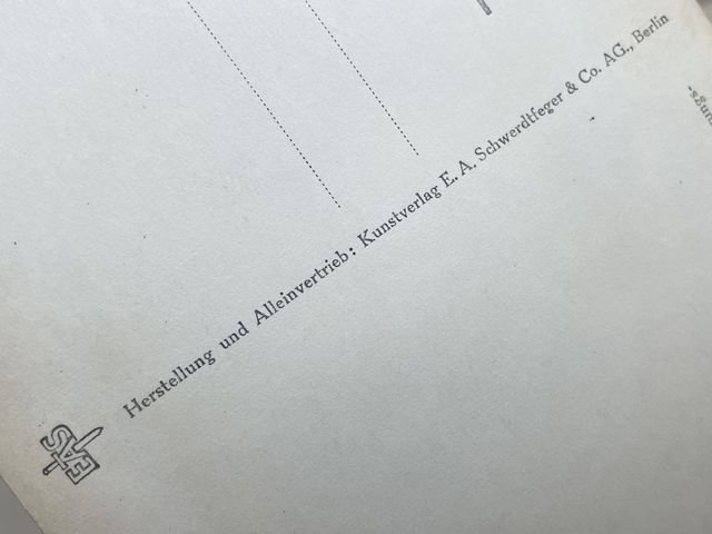 Original WWII German Our Waffen-SS Series Photo Postcard, Der Spährtruppführer — image 5