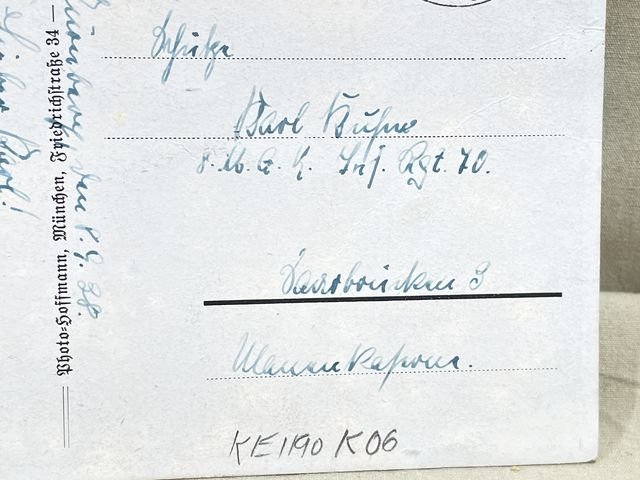 Original Nazi Era German Reichs Party Day Commemorative Postcard, Reichsparteitag — image 4