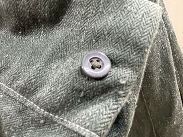 Original WWII German Luftwaffe Reed Green HBT Combat Tunic — image 15