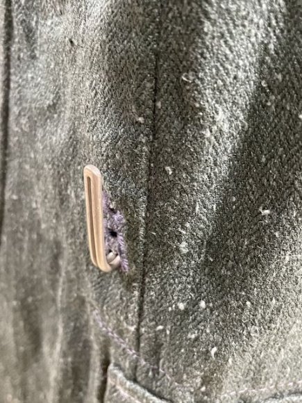 Original WWII German Luftwaffe Reed Green HBT Combat Tunic — image 22