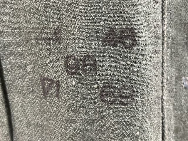 Original WWII German Luftwaffe Reed Green HBT Combat Tunic — image 31