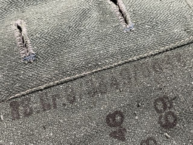 Original WWII German Luftwaffe Reed Green HBT Combat Tunic — image 45