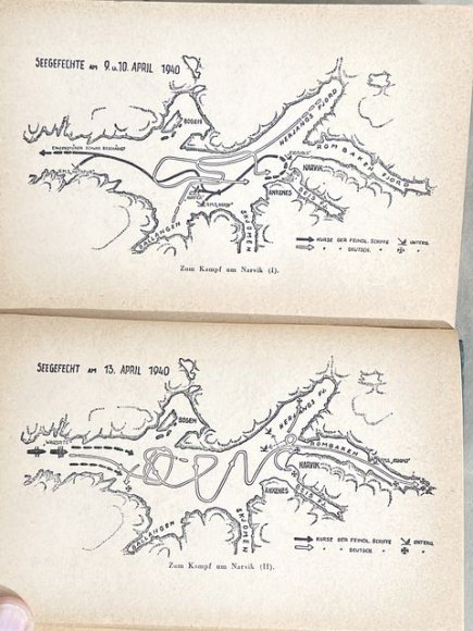 Original WWII German Kriegsmarine Book Die Kriegsmarine erobert Norwegens Fjorde — image 15