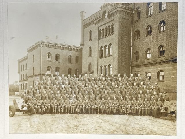 Original 1935 German Heer (Army) Formation Photo on Stiff Backing, Tank Hunters PAK 36 — image 2