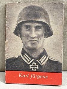 Original WWII German WHW Donation Booklet, Karl J³rgens