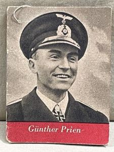 Original WWII German WHW Donation Booklet, Ritterkreuztr‰ger G¸nther Prien