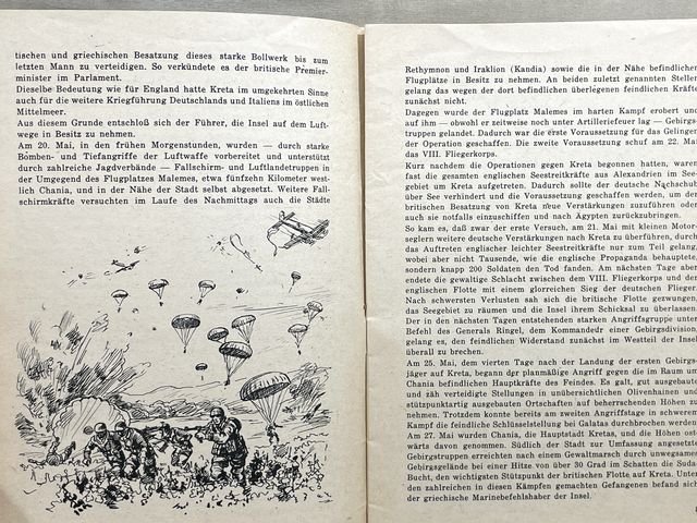 Original WWII German War Library of the German Youth Book, Kampf auf Kreta — image 5