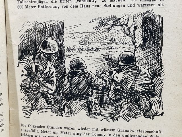 Original WWII German War Library of the German Youth Book, Kampf auf Kreta — image 6