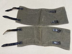Original WWII German HEER (Army) Soldier's Gaiters, Pair