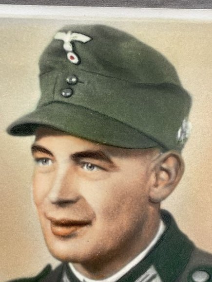 Original WWII German Gebirgsjðger Soldier's Color Enhanced Photograph — image 2