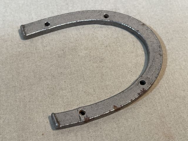 Original WWII German Boot Heel Irons, Pair - Size 5L — image 4