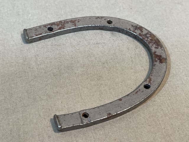 Original WWII German Boot Heel Irons, Pair - Size 5L — image 6