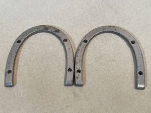 Original WWII German Boot Heel Irons, Pair - Size 5L
