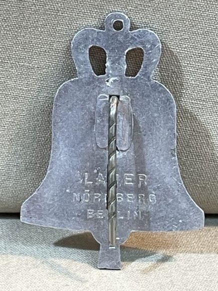 Original Nazi Era German 1936 Olympic Games 'I Call the Youth of the World!' Stick Pin — image 2