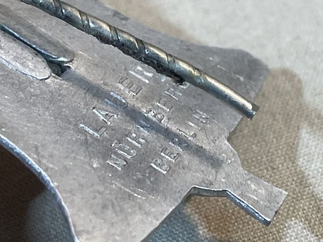 Original Nazi Era German 1936 Olympic Games 'I Call the Youth of the World!' Stick Pin — image 4