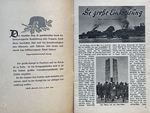Original WWII German Youth Book, Sturm vor Englands Toren — image 2