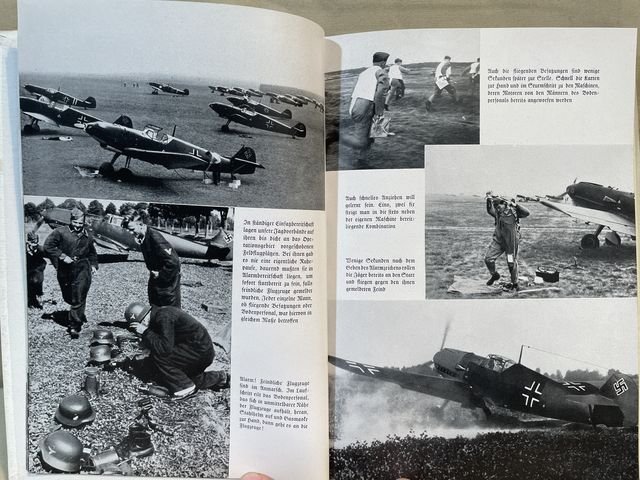 Original WWII German Flyer in the Fight Book, Flieger im Kampf — image 10