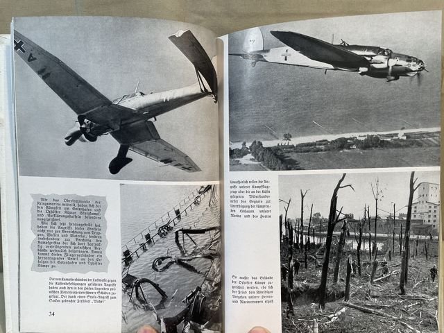 Original WWII German Flyer in the Fight Book, Flieger im Kampf — image 12
