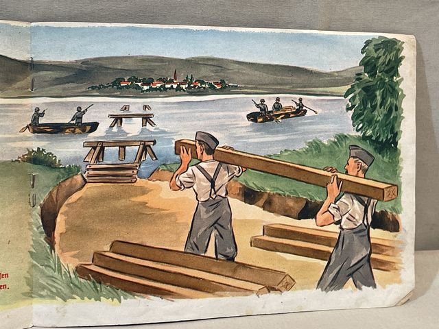 Original WWII German Pioniere Bridge Building Booklet — image 6