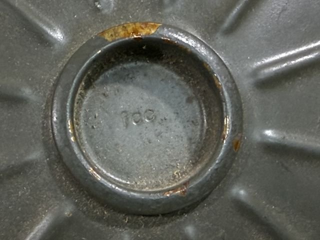 Original WWII German FE41 Gas Mask Filter w/Both Storage Caps, UNUSED! — image 14