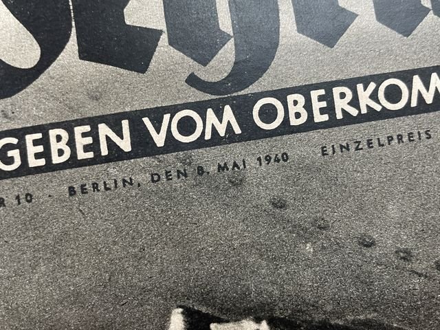 Original WWII German Magazine, Die Wehrmacht — image 2