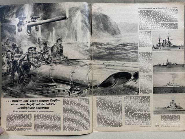 Original WWII German Magazine, Die Wehrmacht — image 5