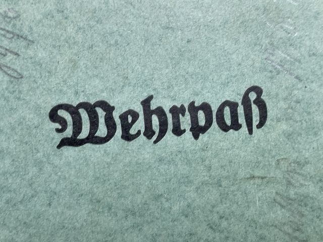 Original WWII German Wehrpaß Protective Cover — image 2