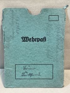 Original WWII German Wehrpaß Protective Cover