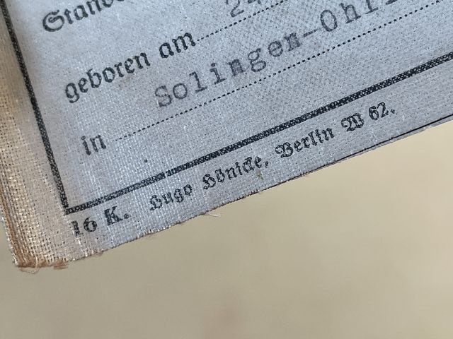 Original WWII German Armed Forces Driver License, Wehrmacht-F³hrerschein — image 2