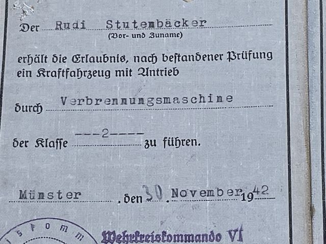 Original WWII German Armed Forces Driver License, Wehrmacht-F³hrerschein — image 4