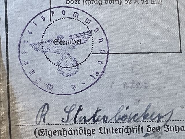 Original WWII German Armed Forces Driver License, Wehrmacht-F³hrerschein — image 6